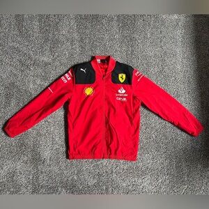 Ferrari Red Men's Racing Team Jacket